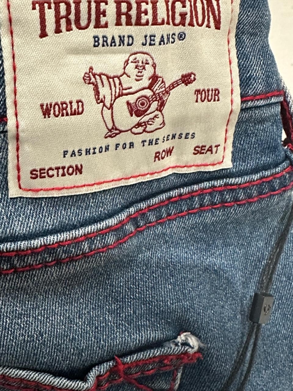 NWT True Religion Becca Big T Women’s Jeans Size 31 – Boot Cut, Medium Wintry W - Picture 9 of 16